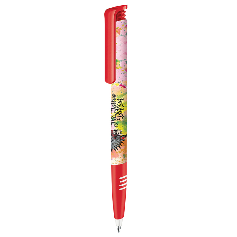 Senator Super Hit Polished Plastic Ball Pen With Soft Grip & Xtreme Branding - Image 3