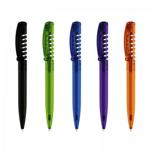 Senator New Spring Clear Plastic Ballpen