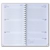 Cream Comb-Bound Pocket Diary