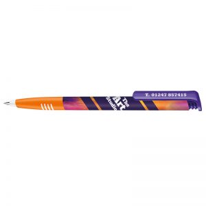 Senator Super Mix And Match Plastic Ball Pen With Soft Grip & Full Colour Wrap Branding