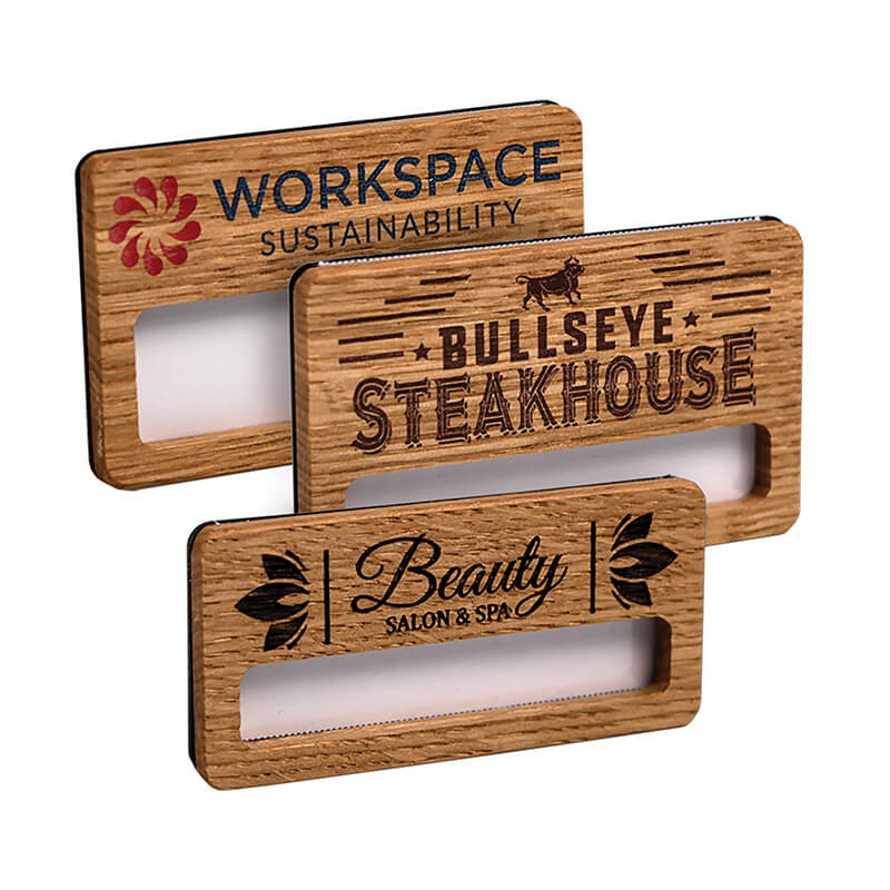 Real Wood Window Badge