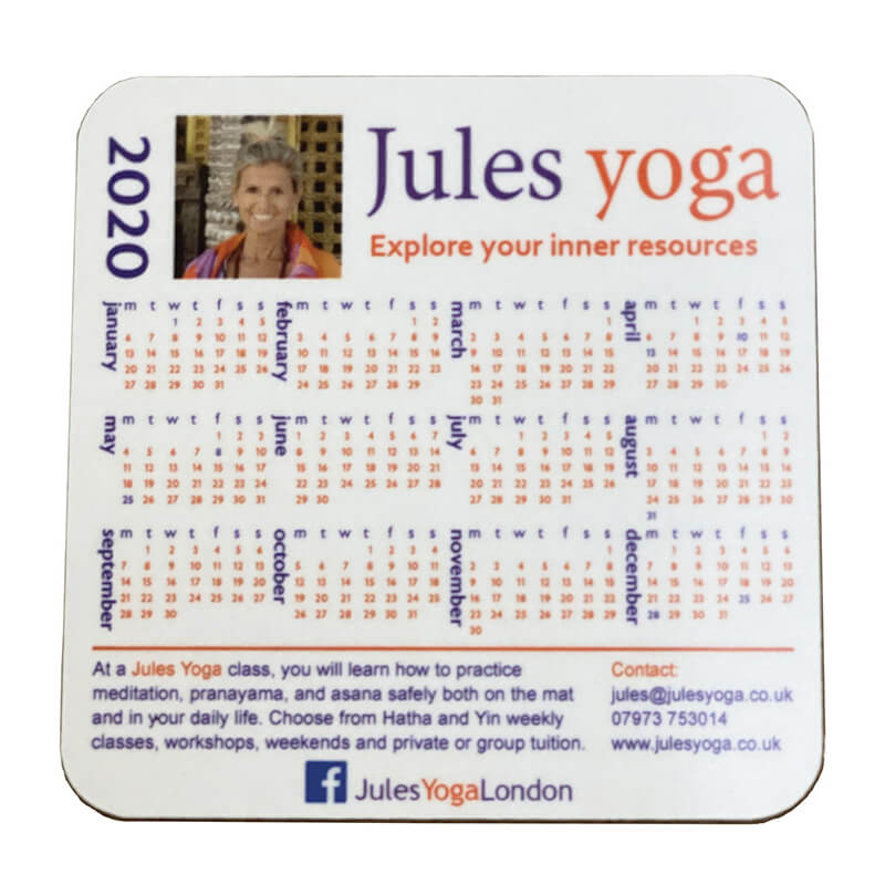 Melamine Calendar Coaster