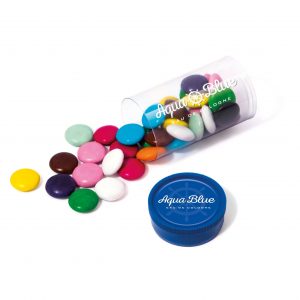 Clear Tube Mini Chocolate Beanies