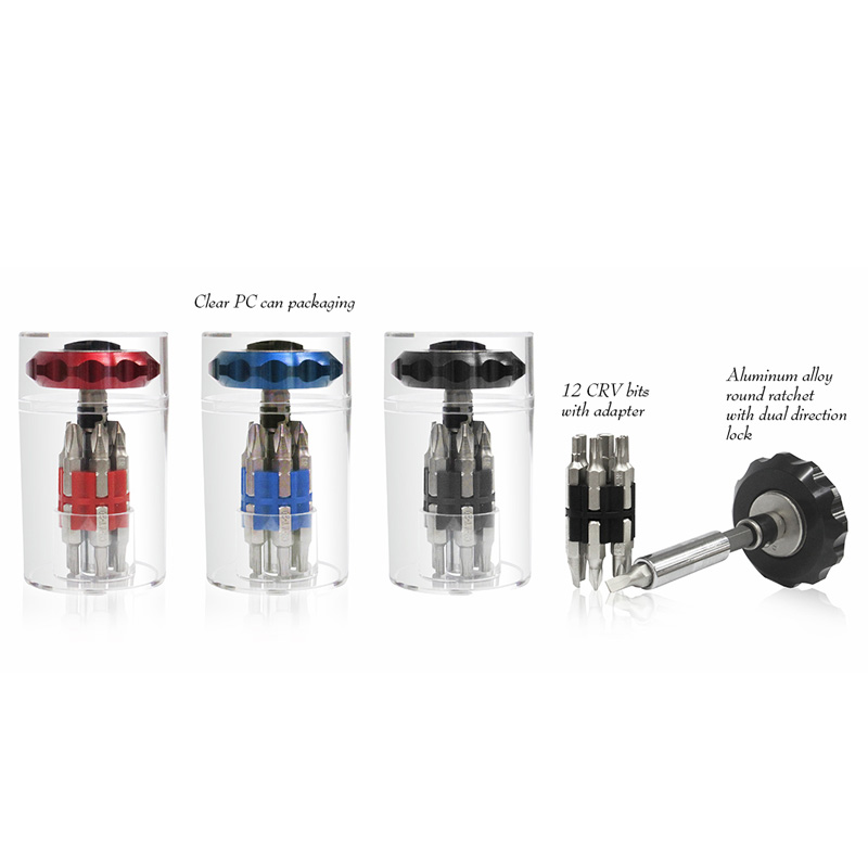 Round Ratchet Screwdriver