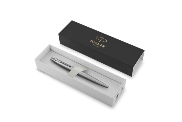 Parker steel coloured Jotter pen - Image 2