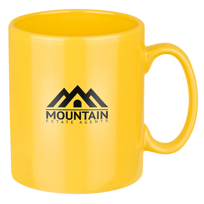 Vienna Mug (White) (Spot Colour Print)