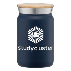 Nordic - 270 ml Double Wall Copper-Lined Stainless Steel Tumbler with Bamboo Lid