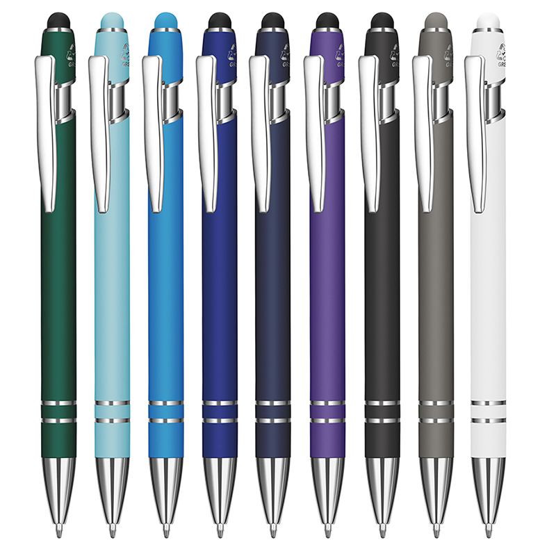 Recycled Astra-i Softfeel Ballpoint Pen - Image 2