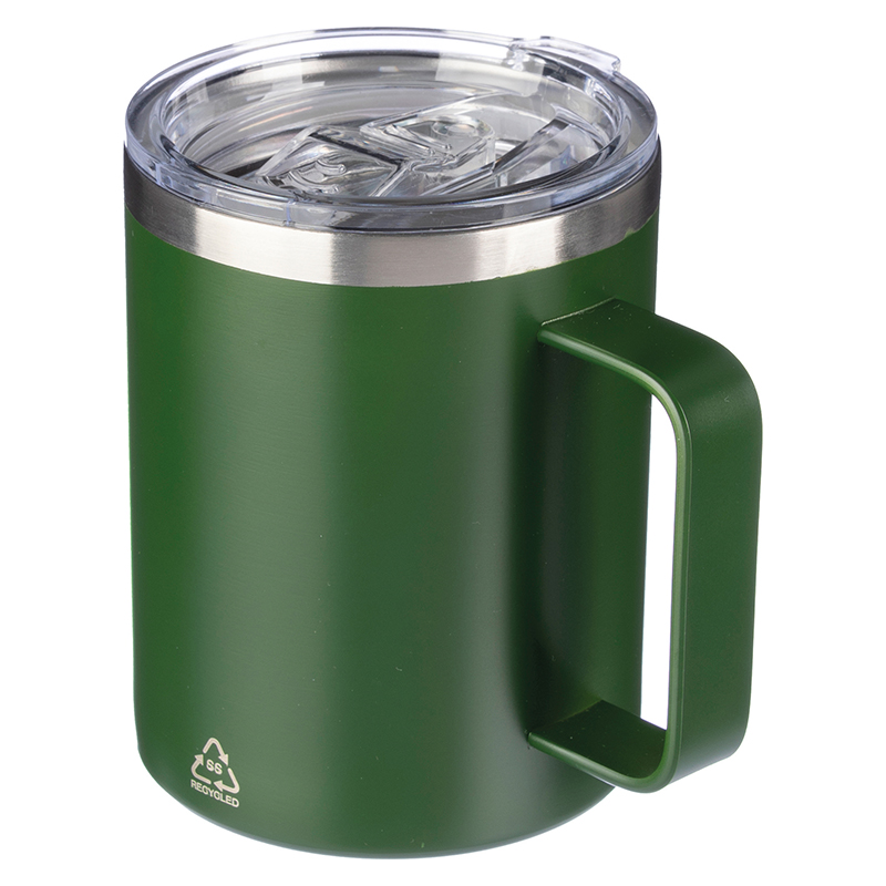 Recycled double walled travel mug (300 ml)