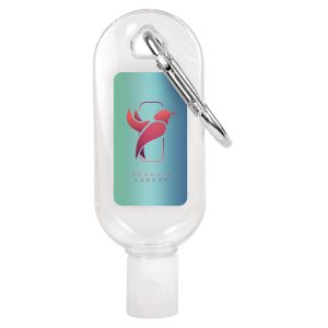30ml Hand Sanitiser Gel Carabiner Clip
