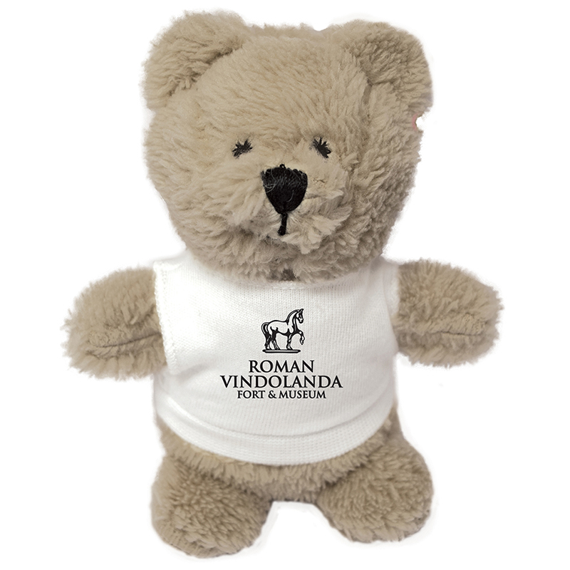 5inch Beanie Bear with White T Shirt