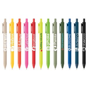 Bloom Recycled Plastic Retractable Soft Touch Pen