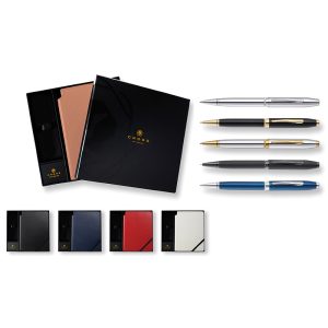 Cross Medium Journal And Foundry Ball Pen Gift Set