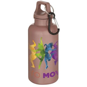 Oregon 400 Ml Solid Colour Rcs Recycled Plastic Water Bottle With Carabiner