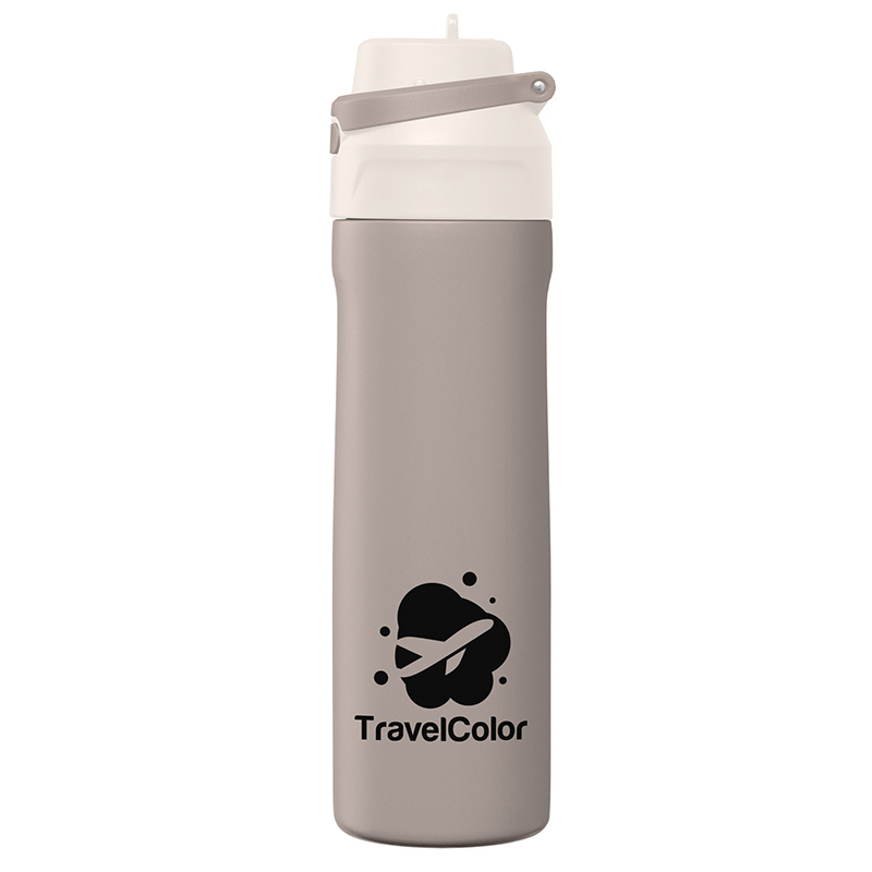 Lynk Stainless Steel Flip-Straw Bottle - 690 Ml - Image 2